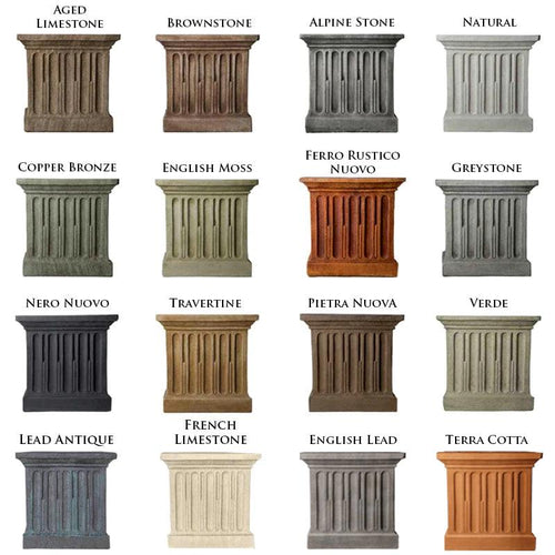 Accordion modern stone bench - 4 feet