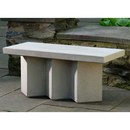 Accordion modern stone bench